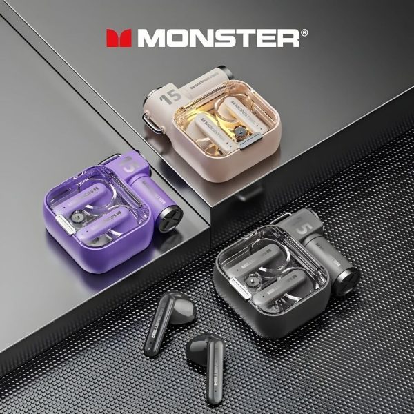 Tai Nghe Bluetooth Monster XKT15, chống nước,giảm tiếng ồn chơi game