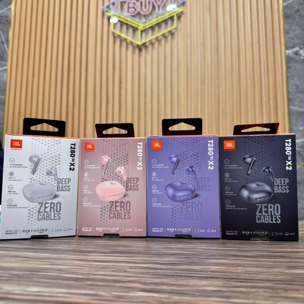 Tai nghe Bluetooth TWS hãng JBL T280TWS X2 Tai nghe Bluetooth TWS hãng JBL T280TWS X2