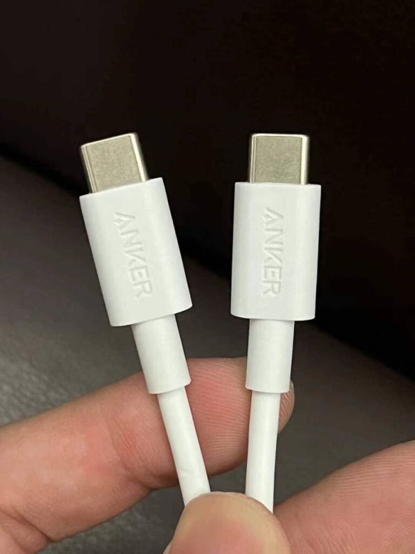 Cáp Anker C to C 65w, dài 0.9m, sạc được iPhone 16, không hộp - MÀU ĐEN