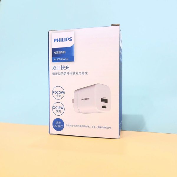 Củ sạc sạc nhanh 20w Philips C + A