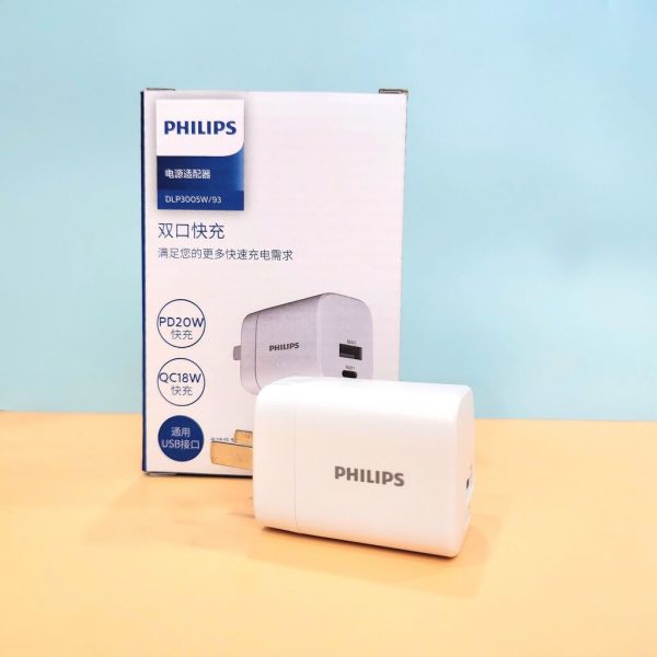 Củ sạc sạc nhanh 20w Philips C + A