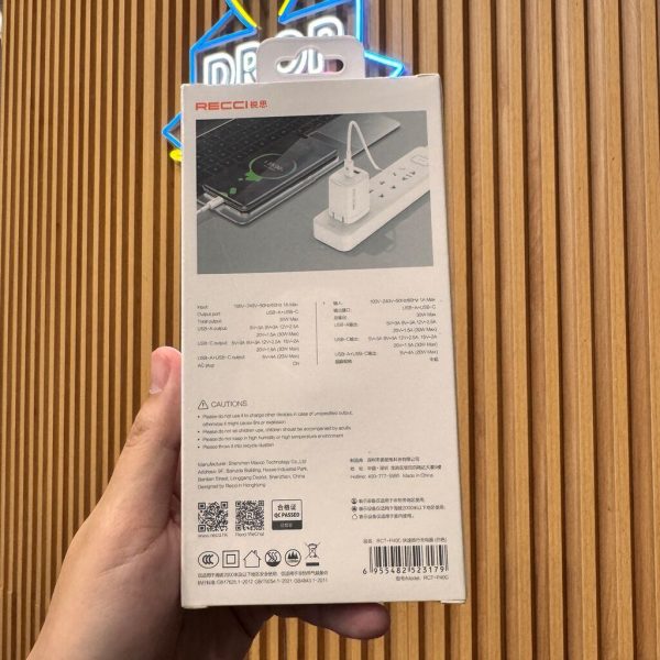 Củ sạc RECCI RCT-P40C