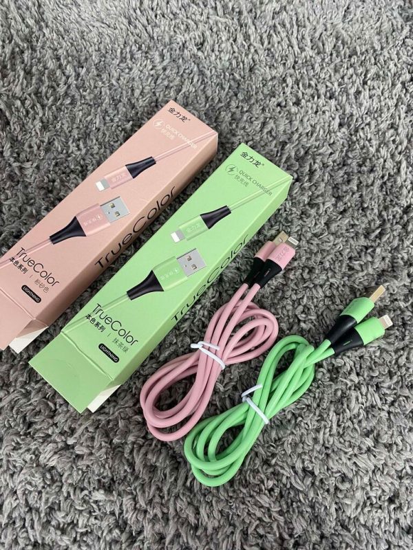 Dây cáp sạc iPhone TrueColor Lightning ( Fullbox , new 100% )- giao màu ngẫu nhiên