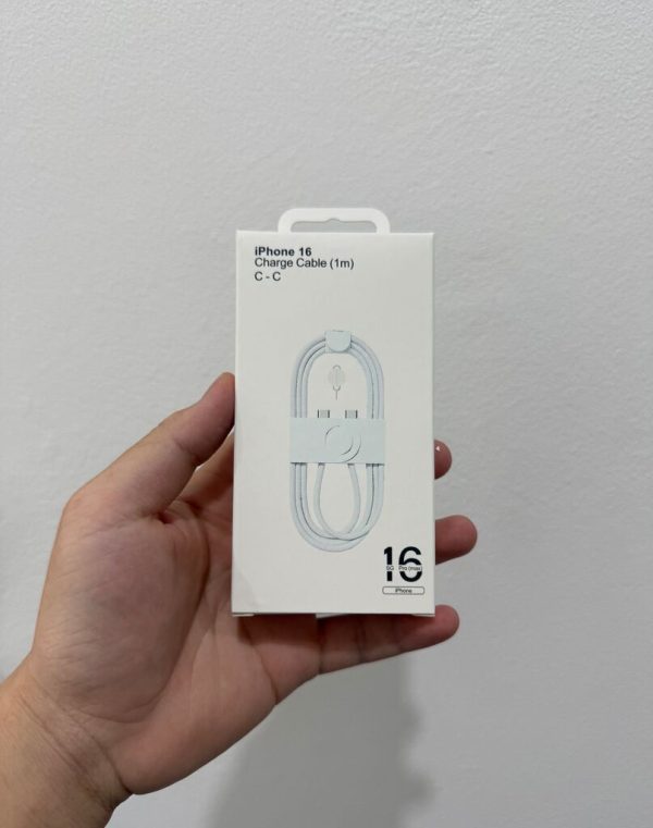 Cáp IPhone 16 C to C fullbox ,Sạc max dòng 30W ( hàng fake)