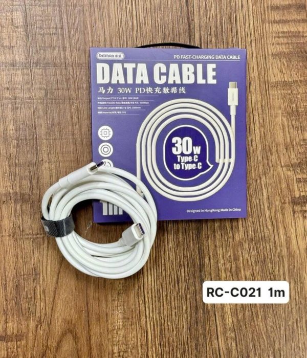 Cáp sạc Remax C-C (30w) sạc được cho IP 15,16, adroi