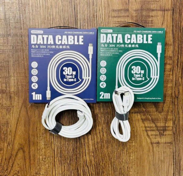 Cáp sạc Remax C-C (30w) sạc được cho IP 15,16, adroi