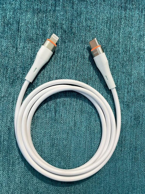 Cáp sạc nhanh chính hãng PD27W HASEN HS-C36 (C to Lightning) dây silicone chống rối siêu bền, dài 1m