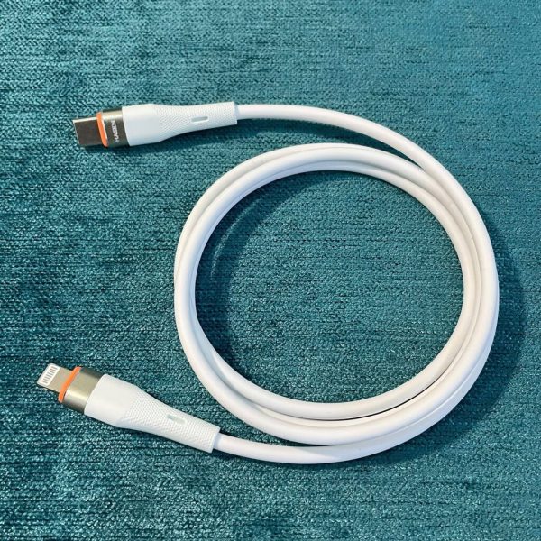 Cáp sạc nhanh chính hãng PD27W HASEN HS-C36 (C to Lightning) dây silicone chống rối siêu bền, dài 1m