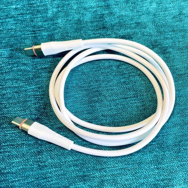 Cáp sạc nhanh HASEN HS-C37 (Type C-C 60w) dây Silicone chống rối, dài 1M