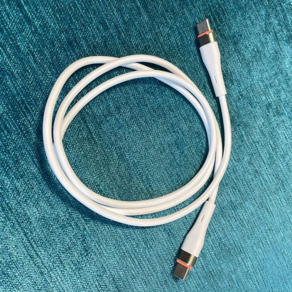 Cáp sạc nhanh HASEN HS-C37 (Type C-C 60w) dây Silicone chống rối, dài 1M