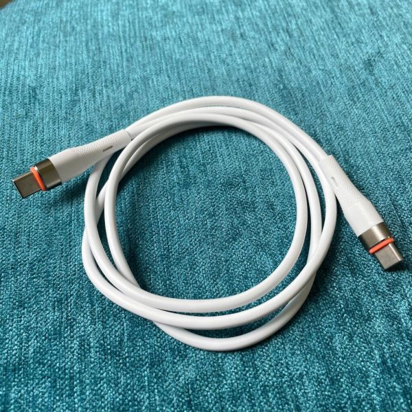 Cáp sạc nhanh HASEN HS-C37 (Type C-C 60w) dây Silicone chống rối, dài 1M