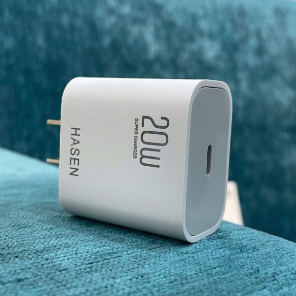 Bộ củ cáp sạc nhanh PD 20W HASEN HS-B15L Type C-Lightning 1M