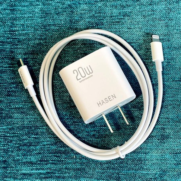 Bộ củ cáp sạc nhanh PD 20W HASEN HS-B15L Type C-Lightning 1M