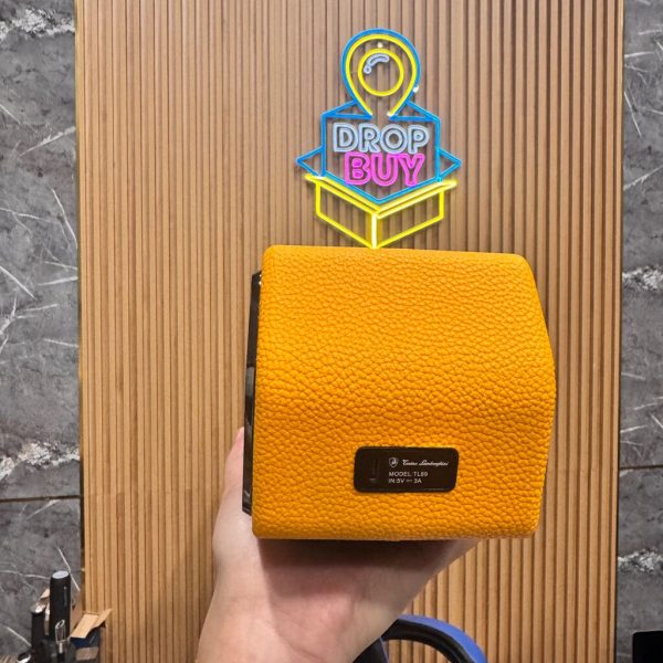 Loa Bluetooth Torino Lamborghini TL89 – Da Nappa, Logo mạ vàng 18K, có TWS, CS 20W