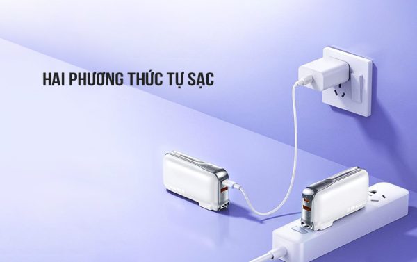 Củ sạc kiêm Pin dự phòng Remax RPP-532 dung lượng 10.000mAh sạc nhanh 22.5W PD Củ sạc kiêm Pin dự phòng Remax RPP-532 dung lượng 10.000mAh sạc nhanh 22.5W PD