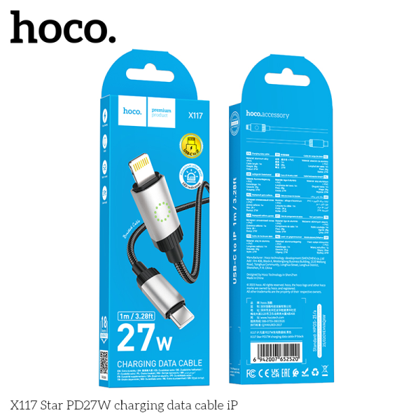 CÁP SẠC NHANH 27w HOCO X117