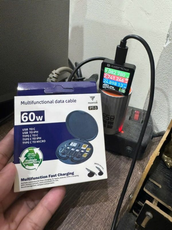 cáp sạc đa năng 6in1 PHANTOM PT3