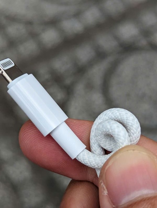 Dây sạc C to Lightning dù siêu 1bền max 27W, sợi to chống gãy gập cao cấp