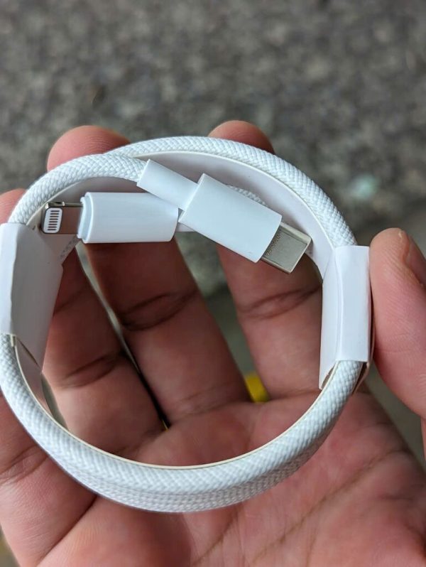 Dây sạc C to Lightning dù siêu 1bền max 27W, sợi to chống gãy gập cao cấp