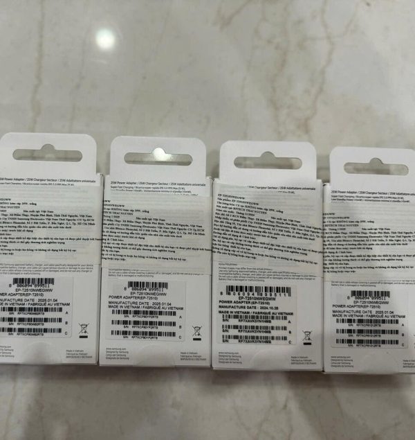 Củ sạc 25W Samsung (Hàng new seal đầy đủ seri)