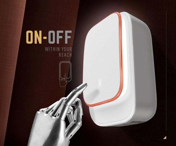 Sạc 4 cổng kiêm đèn ngủ cảm ứng hãng LDNIO A4405 ( Hàng trưng bày , vỏ cũ , ruột mới)