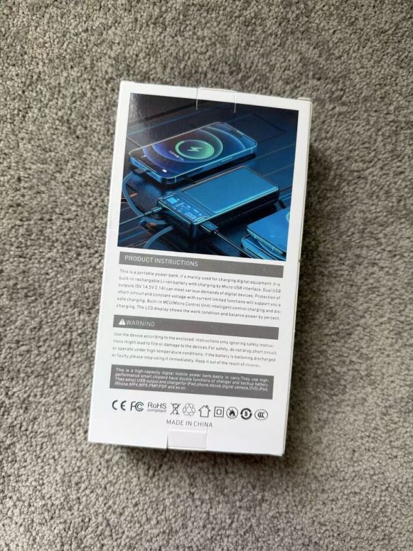 Pin dự phòng 20.000mAh, sạc nhanh kèm cáp, POWER BANK FAST – Super Fast Charger