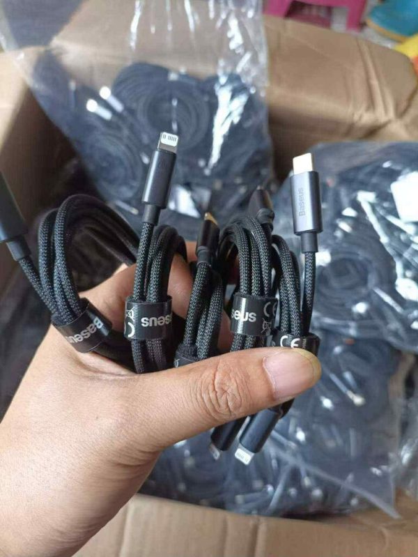 Cáp sạc nhanh Baseus PD 20w (ko hộp)