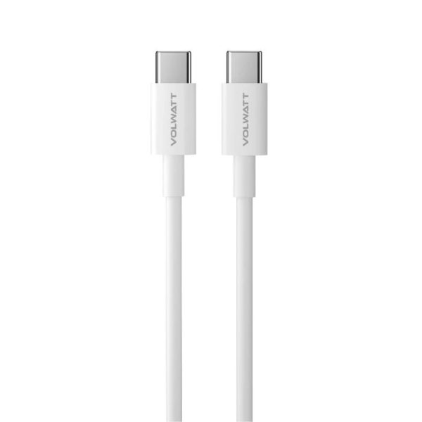 Cáp sạc nhanh & truyền dữ liệu tốc độ cao Volwatt(Đức) GE-A021-CC 60W Type C to C