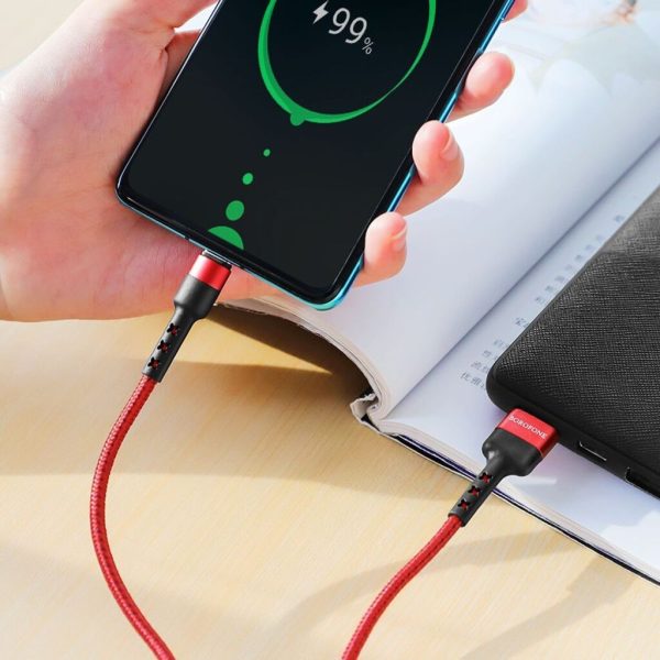 Cáp sạc Borofone BX34 chống gãy lightning