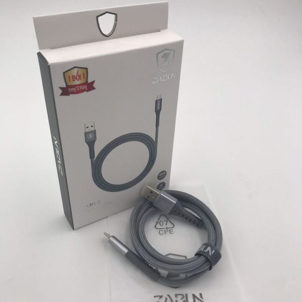 Cáp sạc chân lightning Zabun bọc cước siêu bền