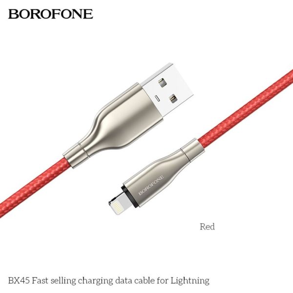 Cáp Sạc Đầu hợp kim kẽm borofone BX45