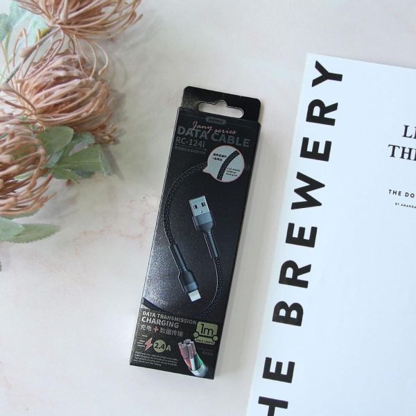 Cáp sạc iPhone usb to lightning dài 1m Remax 124i ( hộp giấy )
