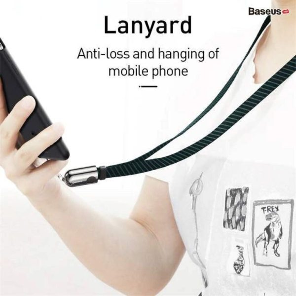 Cáp sạc Lighting tích hợp dây đeo vải mềm đa năng Baseus Collar Lanyard cho iPhone/ iPad (2.4A) 1m