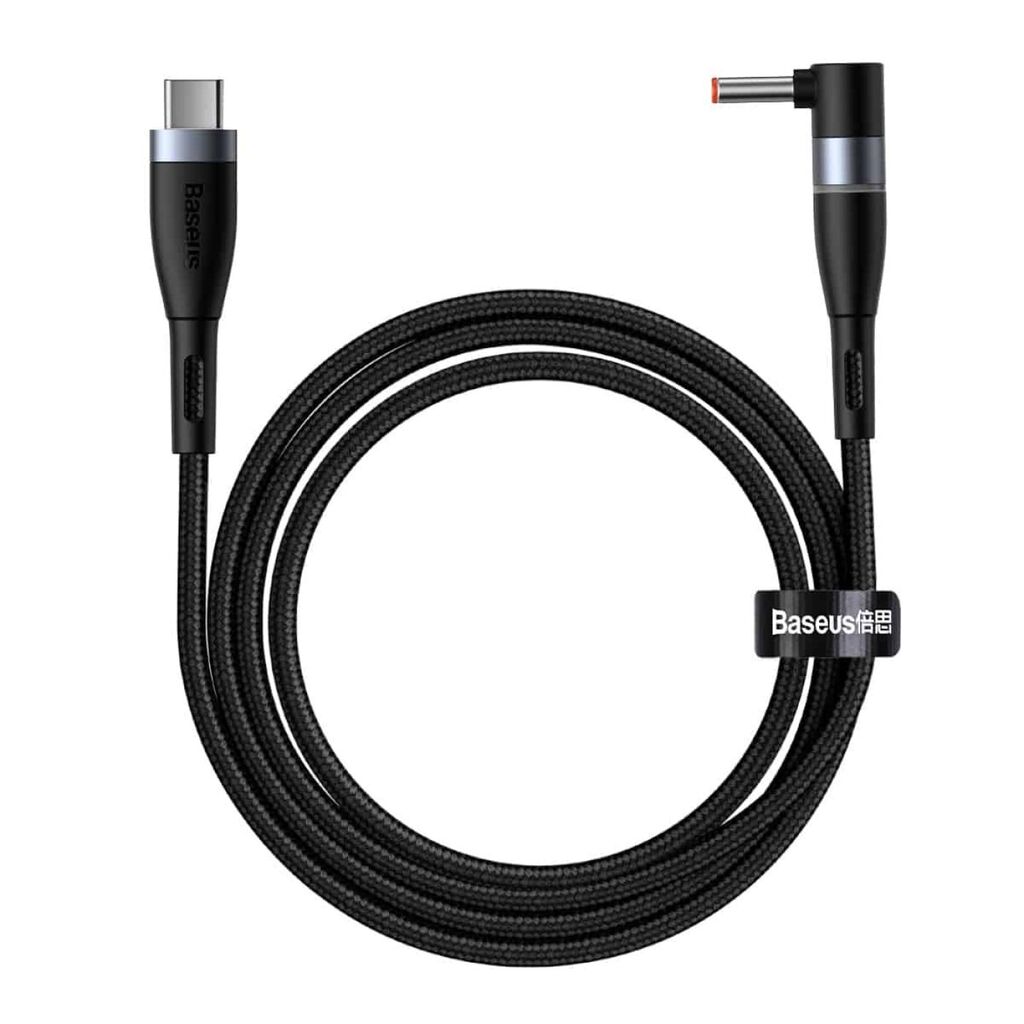 Cáp sạc nam châm 100W cho Laptop Baseus Zinc Magnetic Series Type C to DC Round/Square Port