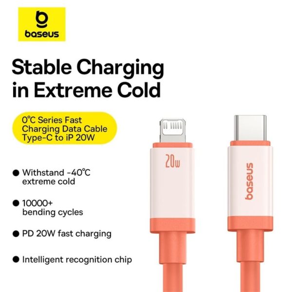 Cáp Sạc Nhanh Baseus 0℃ Series Fast Charging Data Cable Type-C to iP 20W