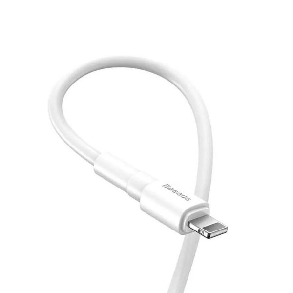 Cáp sạc nhanh Baseus CALSW-02 dành cho Iphone/Ipad dài 1m max 2.4A (trắng) - Hàng Chính Hãng Cáp sạc nhanh Baseus CALSW-02 dành cho Iphone/Ipad dài 1m max 2.4A (trắng) - Hàng Chính Hãng