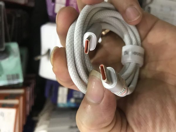 Cáp sạc nhanh C to C baseus 100w - 1 mét