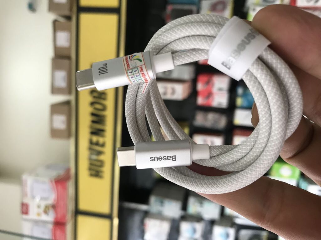 Cáp sạc nhanh C to C baseus 100w - 1 mét