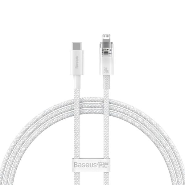 Cáp Sạc Nhanh C to iP Baseus Explorer Series Fast Charging Cable with Smart Temperature Control