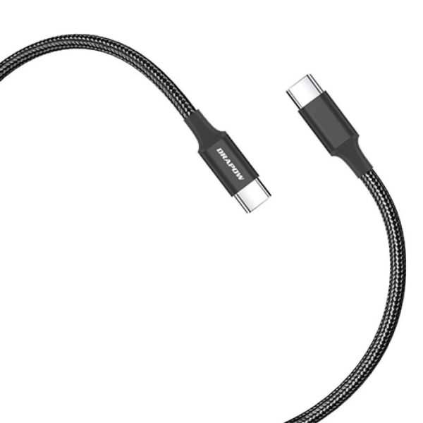 Cáp sạc dây dù C to C dài 2m hãng Drapow SD06 ( Hộp cũ )