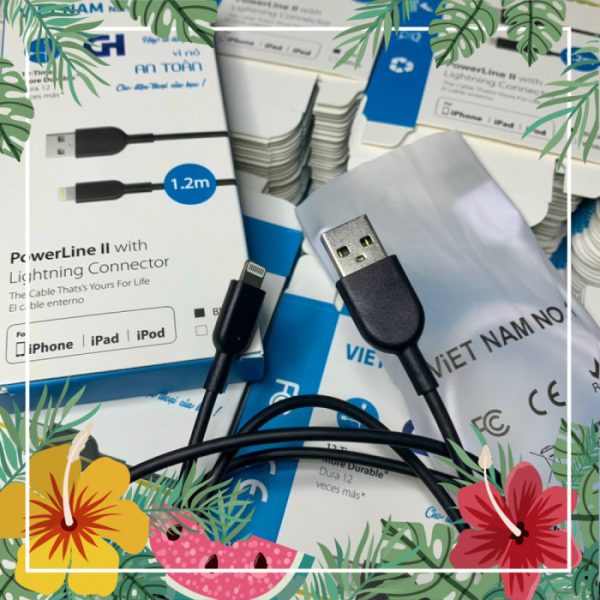 Cáp sạc nhanh IPhone 1.2m