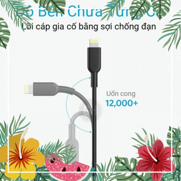 Cáp sạc nhanh IPhone 1.2m
