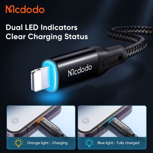 Cáp Sạc Nhanh Mcdodo C to iP Data Cable Zhuoguang Series (Tự Ngắt Thông Minh) Cáp Sạc Nhanh Mcdodo C to iP Data Cable Zhuoguang Series (Tự Ngắt Thông Minh)