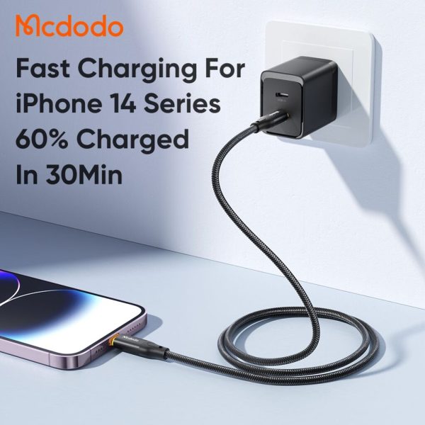 Cáp Sạc Nhanh Mcdodo C to iP Data Cable Zhuoguang Series (Tự Ngắt Thông Minh) Cáp Sạc Nhanh Mcdodo C to iP Data Cable Zhuoguang Series (Tự Ngắt Thông Minh)