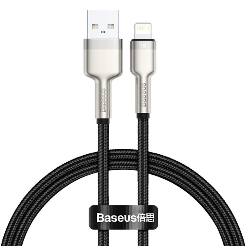 Cáp sạc nhanh, siêu bền Baseus Cafule Metal Series Lightning dùng cho iPhone/ iPad