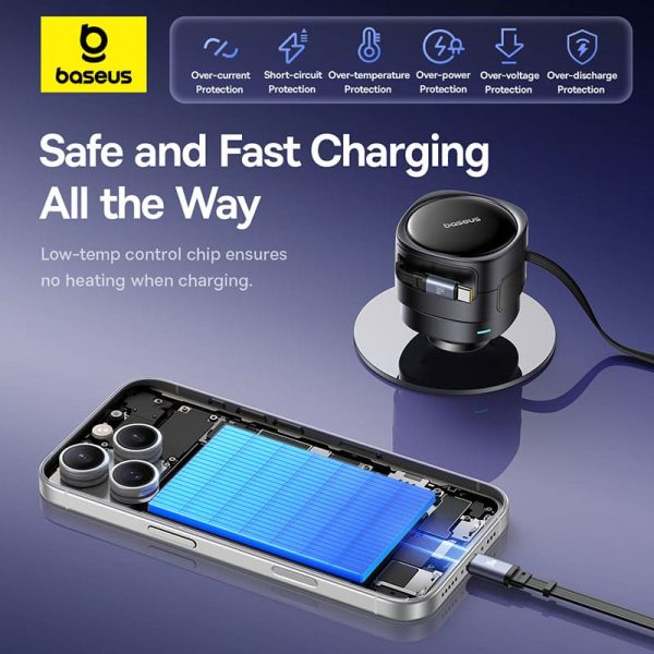 Tẩu Sạc Nhanh Kèm Cáp Baseus Enjoyment Max Car Charger 60W