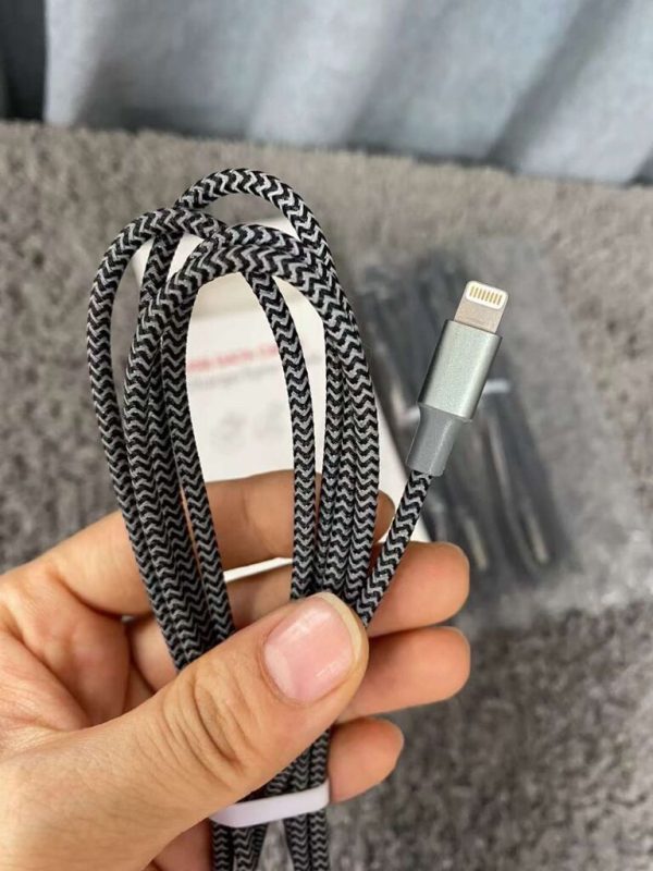 Combo 3 sợi cáp sạc dây bọc dù cho iPhone dài 2m