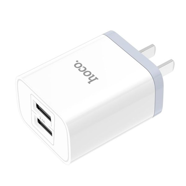 Củ sạc nhanh 2 cổng USB tiện lợi Hoco C50
