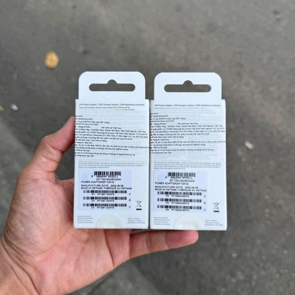Củ sạc samsung 25W chính hãng T2510 Trắng