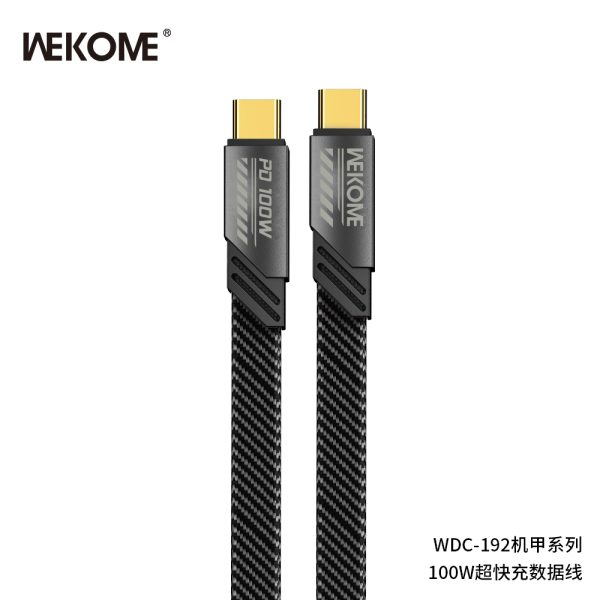 Cáp Sạc Nhanh WEKOME WDC-192 Type-C to Type-C PD 100W